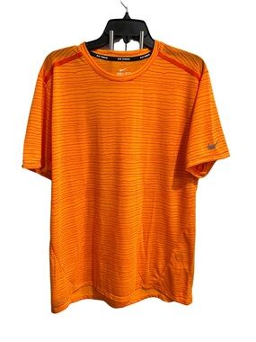 Nike Orange Short-Sleeve Dri-FIT Athletic Tee